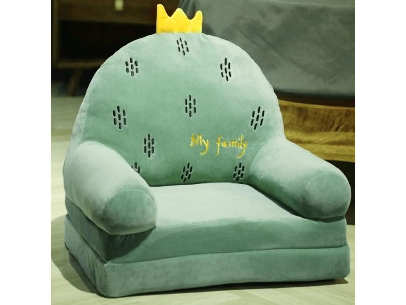 Foldable Kids Sofa Cover 2 In 1 With Backrest Armchair Carousel 2