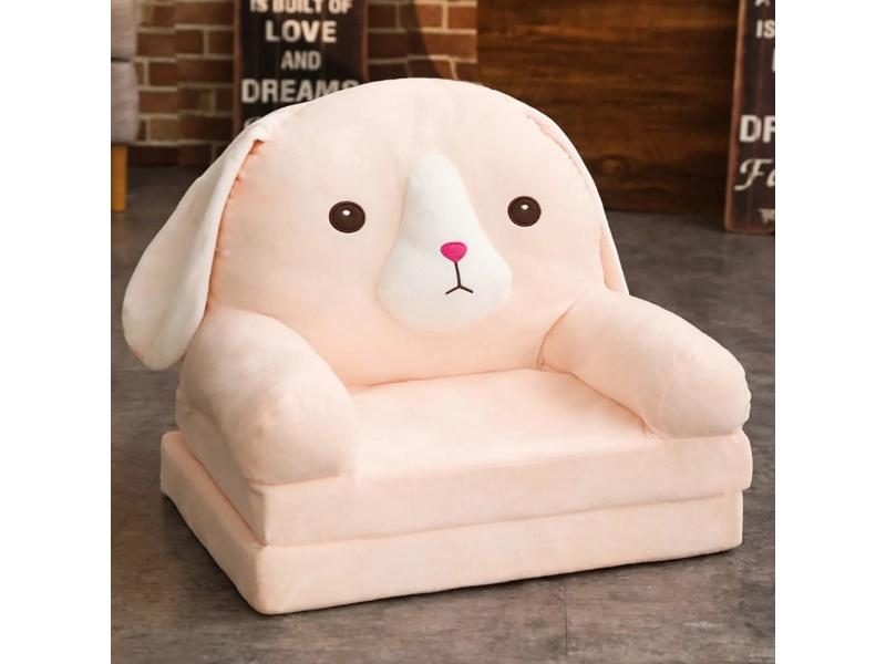 Foldable Kids Sofa Cover 2 In 1 With Backrest Armchair Carousel 1