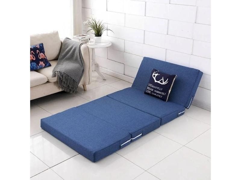 Single Memory Foam Folding Mattress Foldable Tatami Yoga Mat For Floor Sleeping Carousel 1