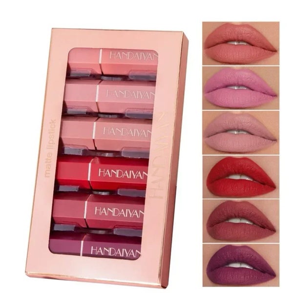 6pcs beautiful waterproof lipstick Carousel 1