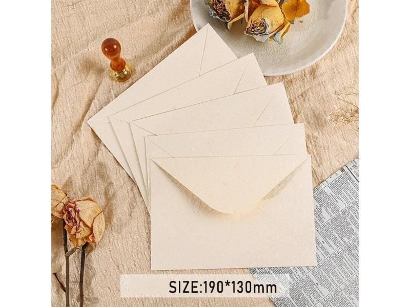 10pcs/lot 19X13cm Envelope For Letters Envelope For Wedding Invitation Hemp Carousel 2