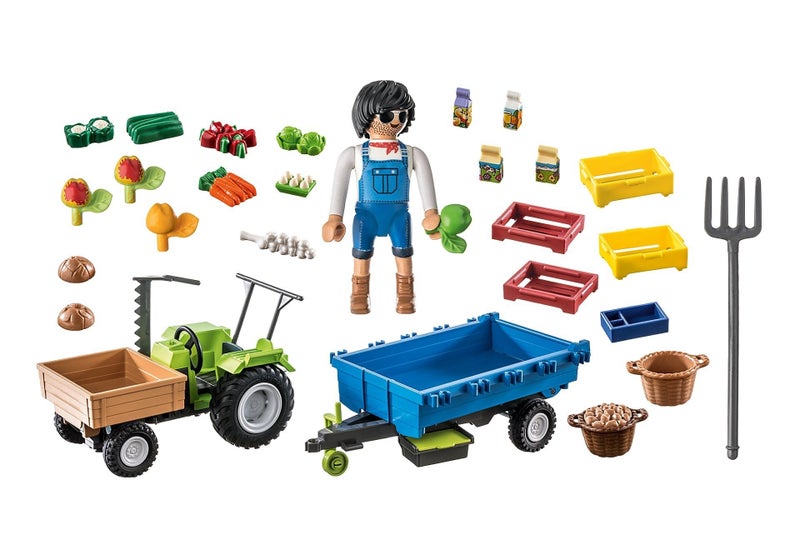 Playmobil Tractor with Trailer Carousel 5