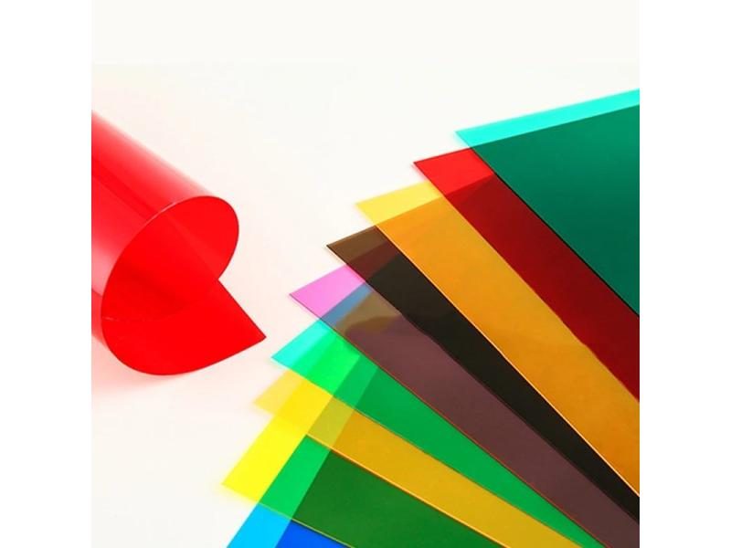 Sheet Colour Acetate Clear Film PVC Gel Translucent 0.3mm Thickness Sheet Carousel 2