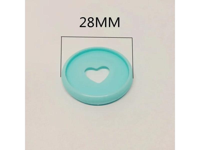 28MM Color Plastic Binding Ring Mushroom Hole Loose Leaf Notebook Adhesive Carousel 1