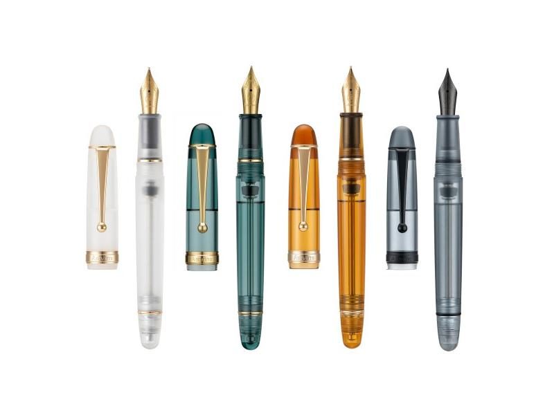 Asvine V126 Vacuum Filling Fountain Pen EF/F/M Nib Beautiful Transparent Brown/ Carousel 2