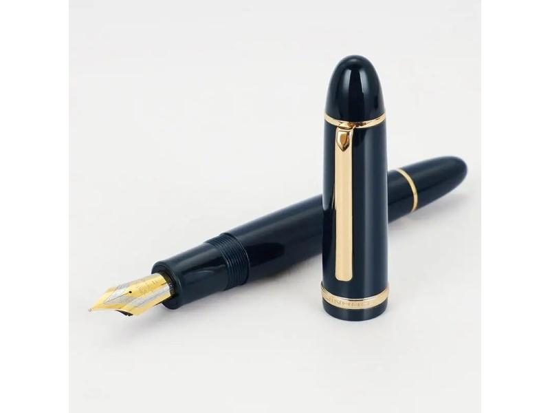 Jinhao X159 Gold Clip Fountain Pen Acrylic Barrel Refine Lacquer Fine Nib For Carousel 1