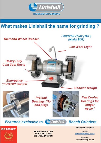 Linishall Bench Grinder Pedestal Carousel 2