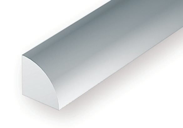 Evergreen 247 1.0mm (.040") Quarter Round Polystyrene (5 pieces) Carousel 2