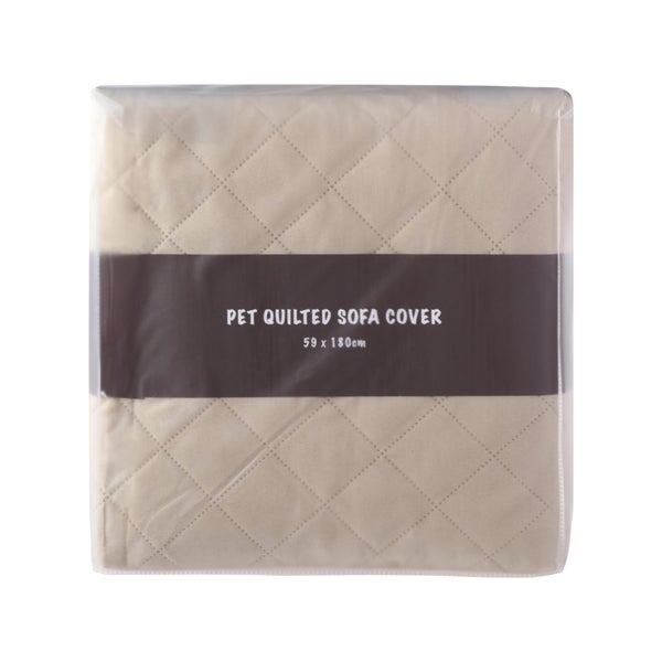 Charlie's Cosy Quilted Sofa Protector Cover for Chairs Oat Carousel 6