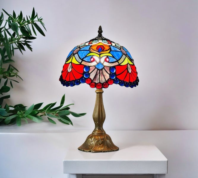 $1 Reserve New Design Handmade Tiffany Table Lamp Carousel 1