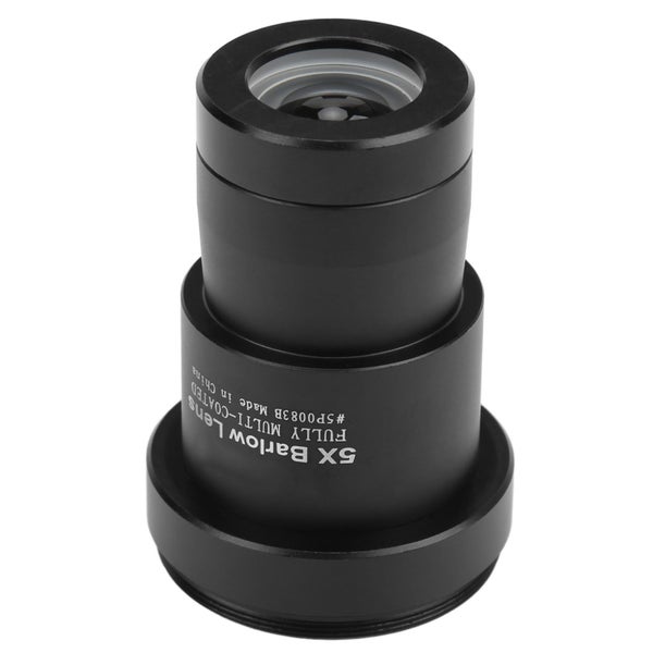 Barlow Lenses 1.25in 5X Green Film Telescope Barlow Lenses with T2 Mount M35 Carousel 2
