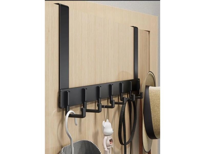 Door Behind Hook Storage Wall Hanging Clothes Hanger Coat Hook Punch-free Carousel 2