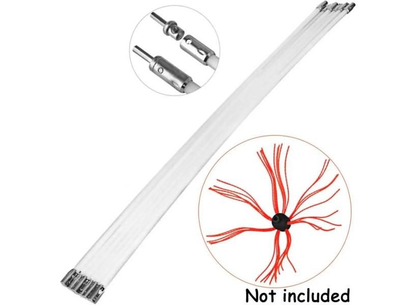 3pcs 100cm Flexible Rod Chimney Cleaner Brush Adapter For Fireplaces Carousel 2