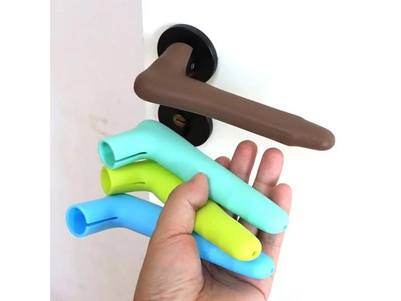 Bedroom Window Toilet Door Handle Anti-Static Handle Anti-Collision Carousel 2