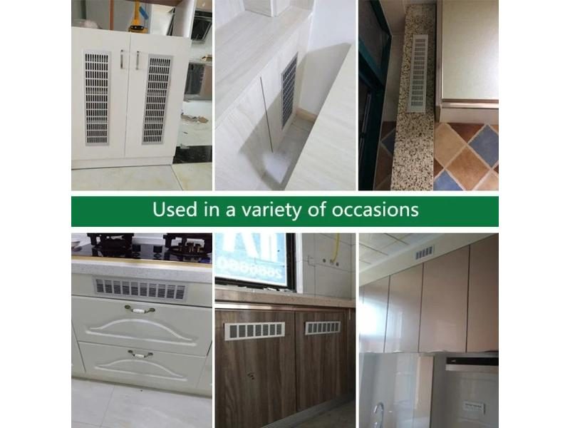 Aluminum Silver Vents Perforated Sheet Ventilation Grille Multiple Sizes Carousel 1