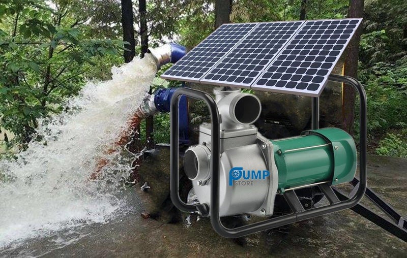 2HP 150V DC SOLAR WATER TRANSFER PUMP 20000LPH Farm Irrigiation Carousel 2