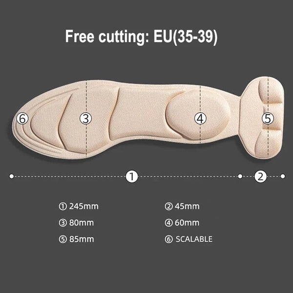 Womens Memory Foam High Heel Insoles Carousel 7