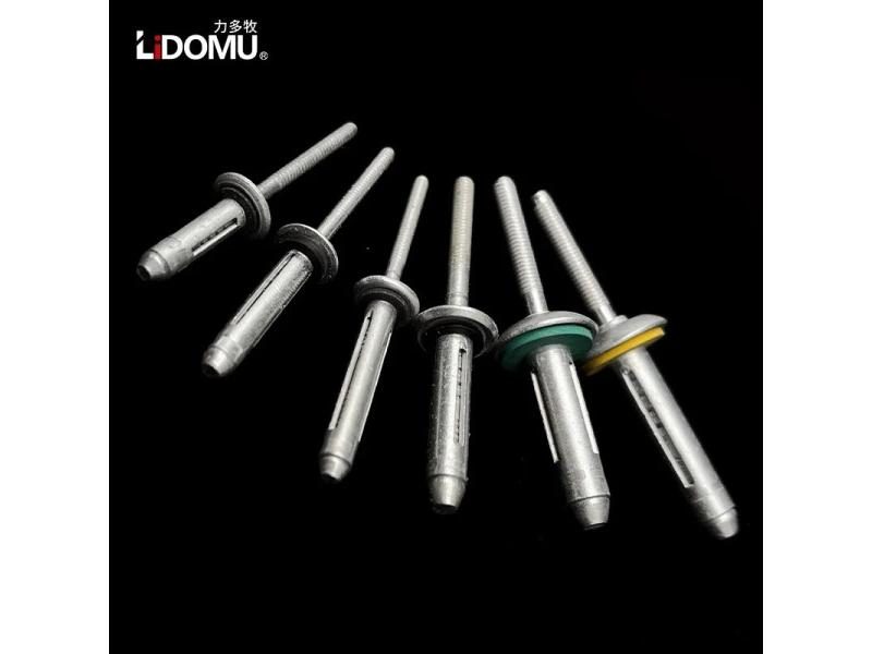 10/50pcs Structural Folding Blind Rivet Aluminium Sealed Waterproof 5.2mm 6.4mm Carousel 1