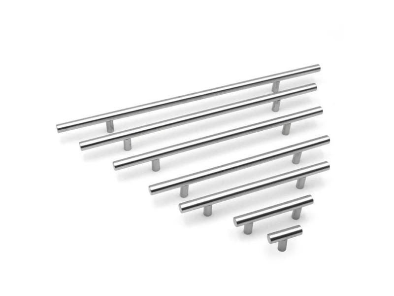 Modern Stainless Steel Kitchen Door Cabinet T Bar Handle Pull Knob Cabinet Carousel 2