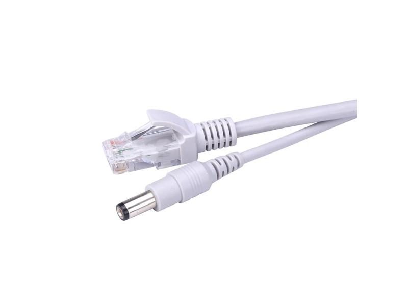 CCTV RJ45 Cable Ethernet Surveillance Camera DC Power Cat5 Internet Network LAN Carousel 1