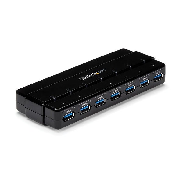 StarTech.com ST7300USB3B 7-Port USB 3.0 Hub with Single USB Carousel 1