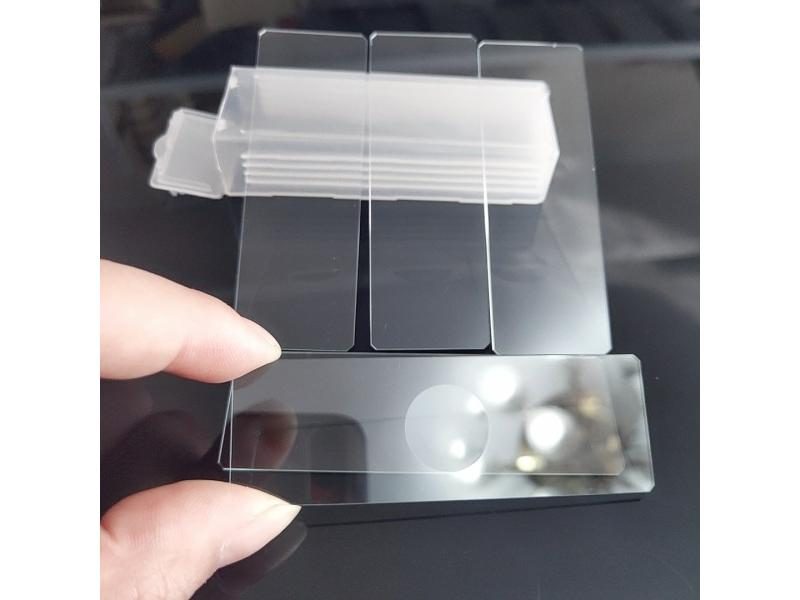 5pcs Reusable Laboratory Educational Single Concave Microscope Blank Glass Carousel 1