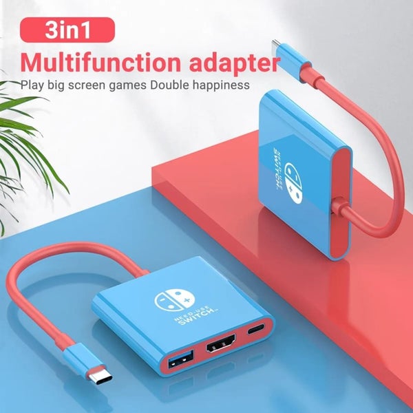 Portable Nintendo Switch Dock Type c Hub Hdmi Usb 3.0 for Travel Gaming Carousel 1
