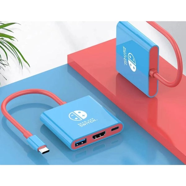 Portable Nintendo Switch Dock Type c Hub Hdmi Usb 3.0 for Travel Gaming Carousel 2