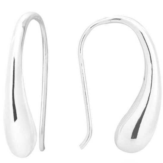925 sterling Silver teardrop earring "Bevina" (20mm) Carousel 1