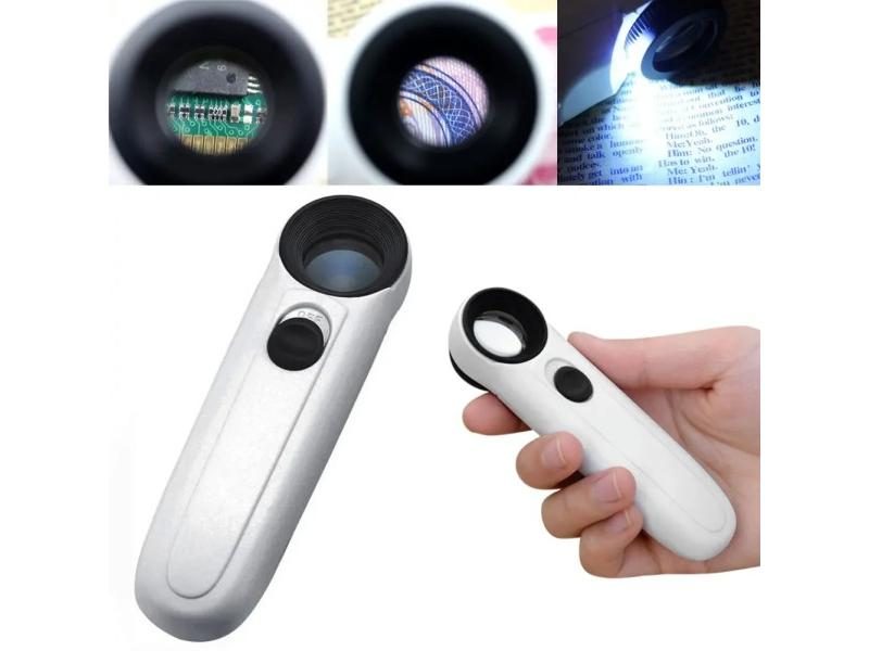 40x 3.5mm LED Light Magnifying Glass For Circuit Boards Jewelry Carousel 1