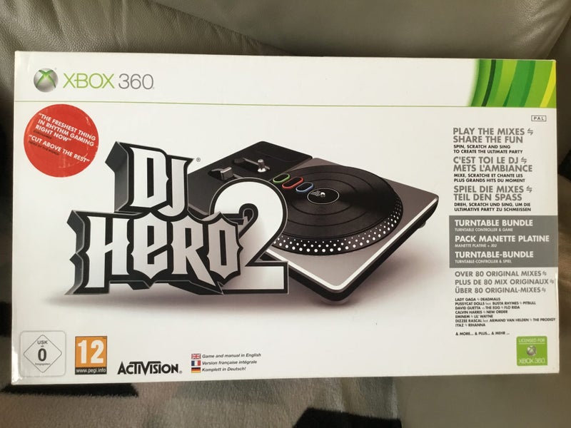 XBox 360 DJ Hero 2 Turntable Bundle Carousel 1