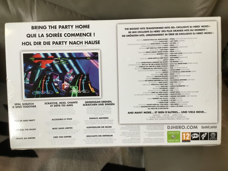 XBox 360 DJ Hero 2 Turntable Bundle Carousel 2