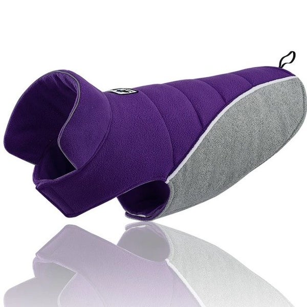 Thick Soft Warm Winter Reflective Fleece Coat For Small Large Dogs - XL PURPLE Carousel 1