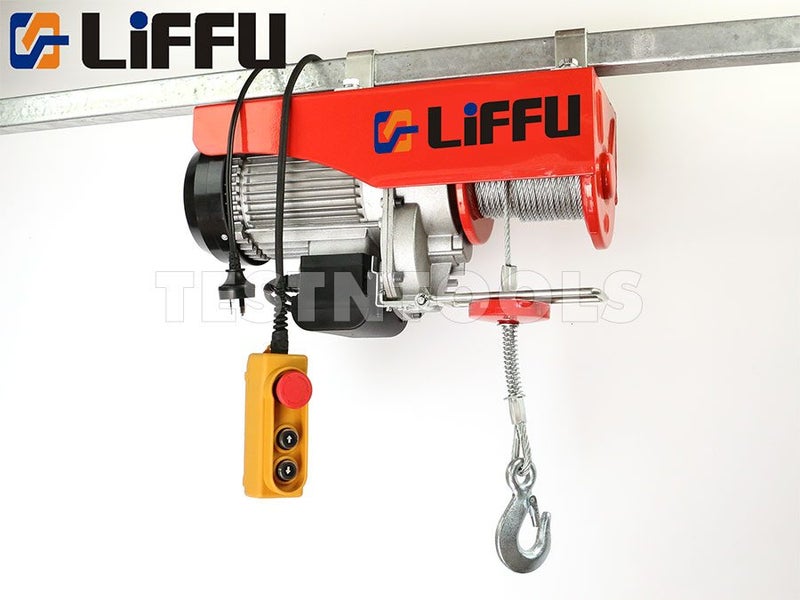 Liffu Electric Hoist 230V Wire Rope 18m 1000Kg PA1000 Carousel 1