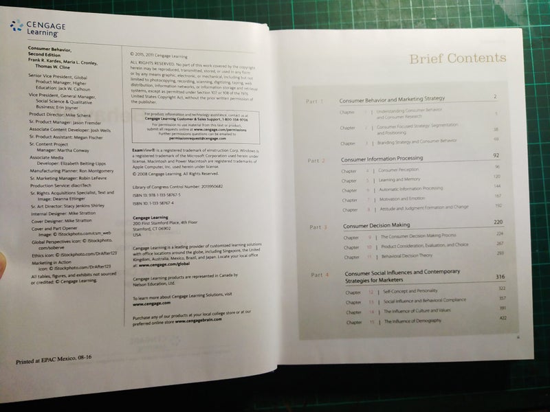 Consumer Behaviour, 2nd Edition CENGAGE Learning Carousel 7