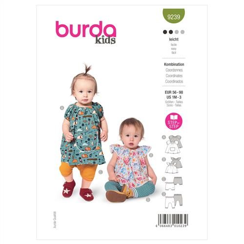 Burda Pattern 9239 Babies' Co-ords 1M-3 (56-98) Carousel 1