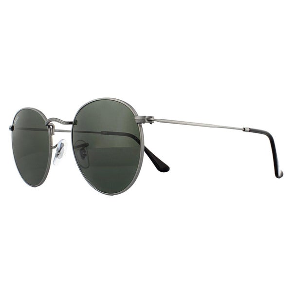 Ray-Ban Sunglasses Round Metal 3447 029 Gunmetal Green 50 Carousel 2