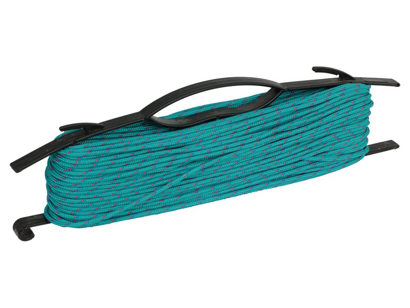 60m x 4mm All Purpose Braid Rope - 189kg Breaking Strain - GREEN *RRP $29.60 Carousel 1