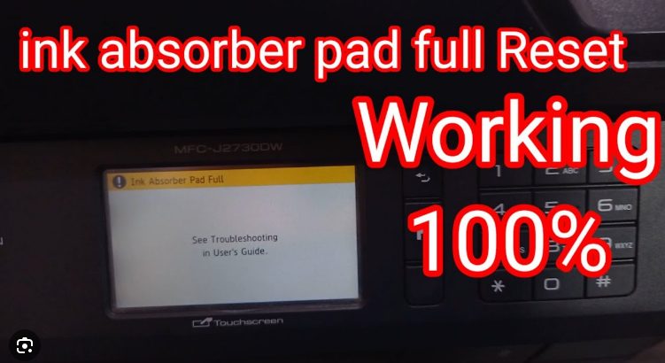 Brother inkjet printer ink absorber near full or Error 46 service Carousel 2