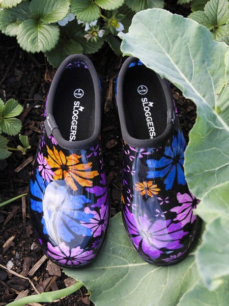 Womens Waterproof Shoes - Sloggers Rain Shoes Flower Power Carousel 1