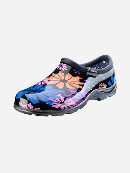 Womens Waterproof Shoes - Sloggers Rain Shoes Flower Power Carousel 2