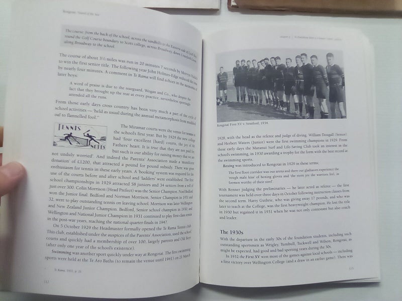 4 Books on Rongotai College (Wellington) Carousel 14