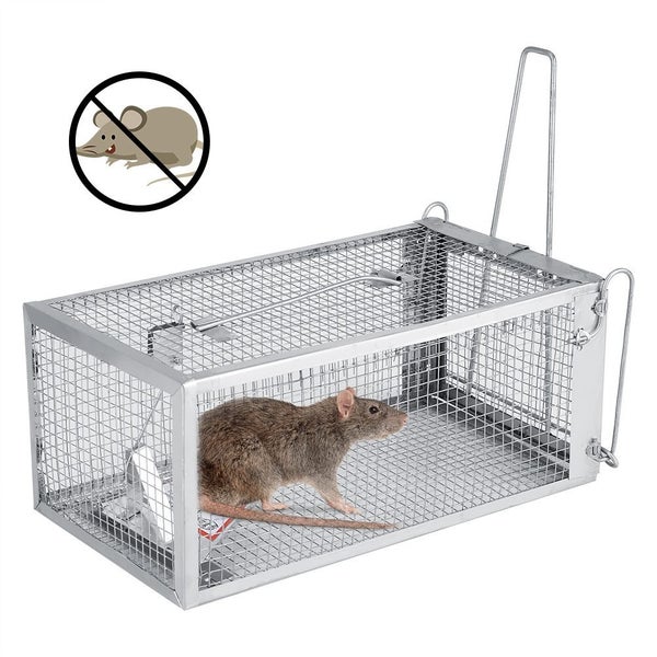 Simple Rat Cage Small Live Animal Pest Mouse House 26.2*14*11.4cm Carousel 2