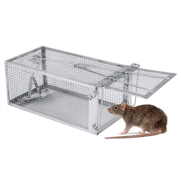 Simple Rat Cage Small Live Animal Pest Mouse House 26.2*14*11.4cm Carousel 3