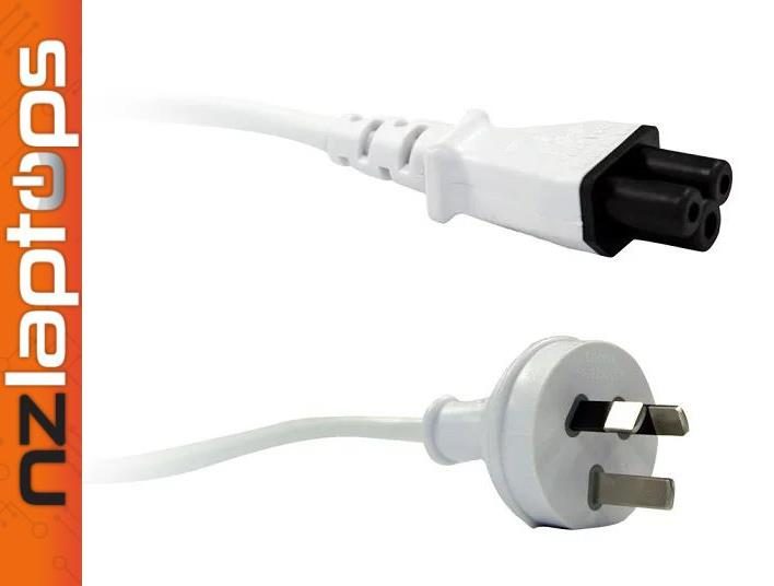 Dynamix 2M 3pin Clover Shaped Power Cord (White) Carousel 1
