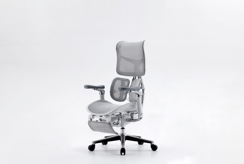 Sihoo AU DORO S300 Ergonomic Chair Light Grey(with footrest) Carousel 1