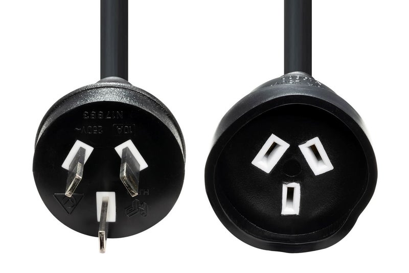 DYNAMIX 10M 240v 10A Standard Duty Power Extension Lead - Black Carousel 2