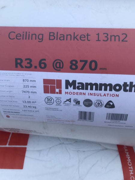 Ceiling insulation R3.6 polyester Carousel 2