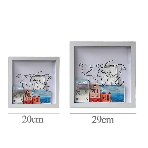 Adventure Archive Boxes Map Box Photo Frame Hanging Travelling Carousel 7