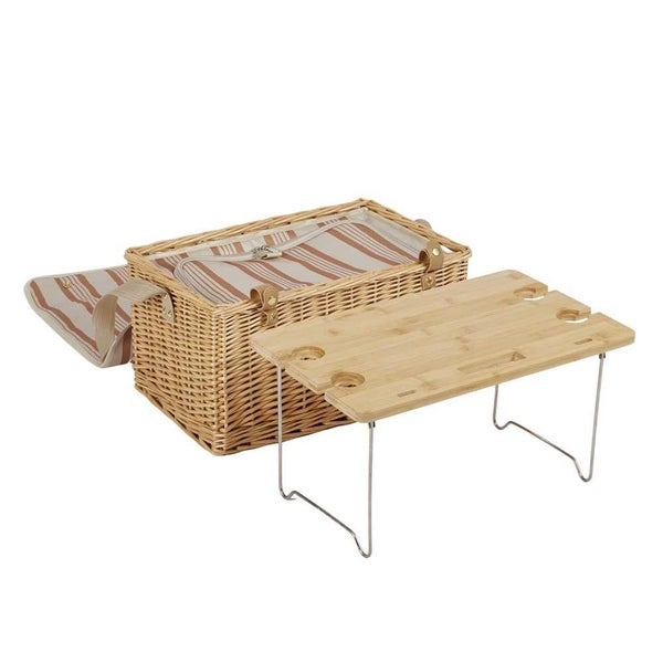 Coastal Home Valentina Insulated Picnic Table Basket 46x29x26cm Carousel 2